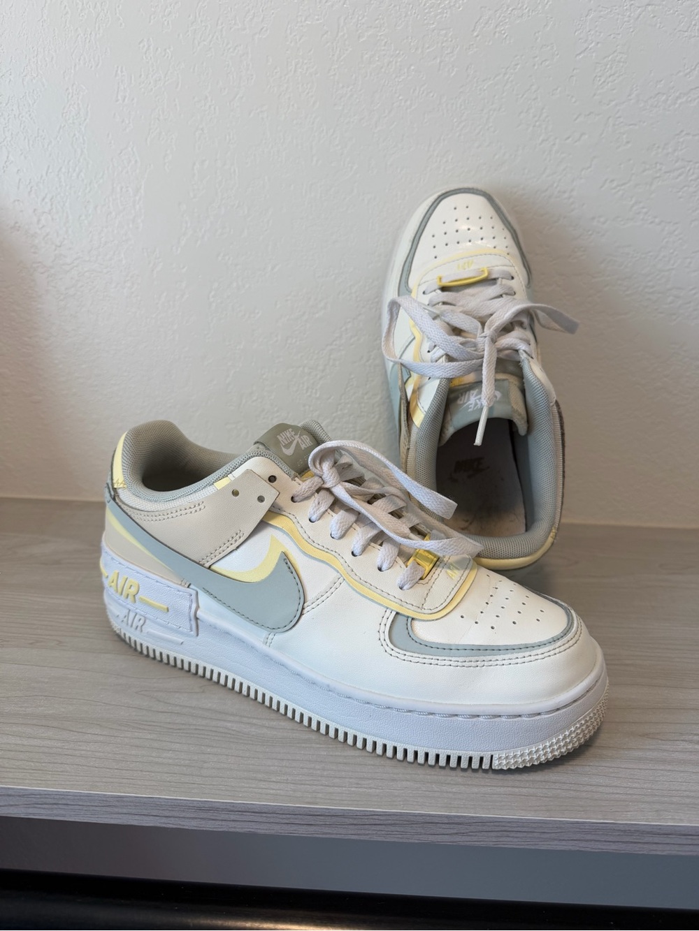 Nike Air Force 1 Shadow ‘Pearl White Citron’ Tint